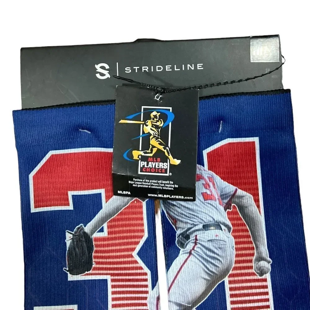 Strideline Washington Max Scherzer Baseball Socks, Size M/L, NWT‎